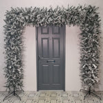 8ft (2.4m) Tall Premier Indoor / Outdoor Snowy Flocked Christmas Tree Arch