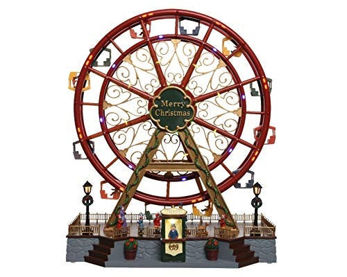 Light Up LED Christmas Decoration - Large Ferris Wheel