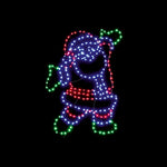 Premier Flexibrights Santa Christmas Decoration 247 Lights - 60cm