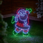 Premier Flexibrights Santa Christmas Decoration 247 Lights - 60cm