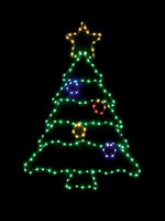Premier Flexibrights Twinkling Christmas Tree Decoration Light - 60cm x 46cm