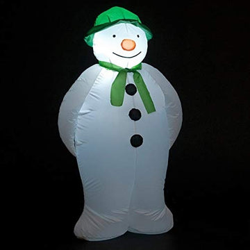 Snowtime 6ft Inflatable Indoor Outdoor Christmas Snowman - 6 LED Lights