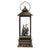 Festive 27cm Battery Operated Christmas Led Water Spinner Lantern - Santa Scene