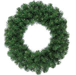 Green Christmas Imperial Pine Door Wreath - Dark Green - 50cm Diameter