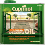 Cuprinol UV Guard Decking Oil - Water Based - 2.5 and 5 Litres - All Colours