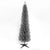 Snowtime Wrapped Pencil Pine Christmas Tree - Grey - 4ft - 120cm