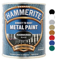 Hammerite - Hammered Direct To Rust Metal Paint - All Colours - All Sizes