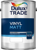 Dulux Trade Vinyl Matt - Brilliant White - White - Black and Colours - 2.5 & 5L