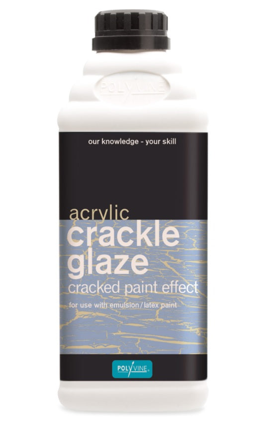 Polyvine Crackle Glaze -  Easy To Apply Water Based - All Sizes