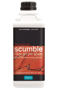 Polyvine Tropical Scumble Paint 500ml, 1 Litre, 4 Litres