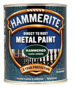 Hammerite - Hammered Direct To Rust Metal Paint - All Colours - All Sizes