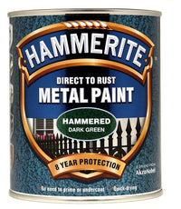 Hammerite - Hammered Direct To Rust Metal Paint - All Colours - All Sizes