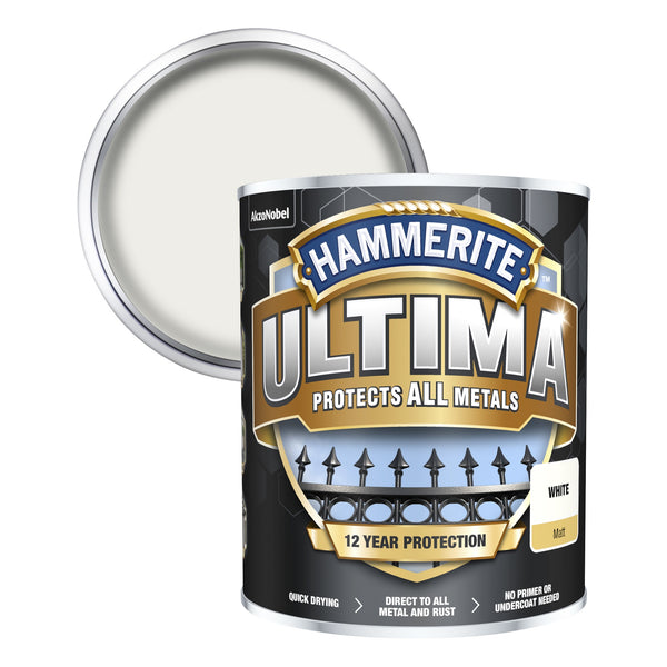 Hammerite Ultima Matt Metal Paint - 750ml - All Colours