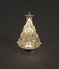 Water Tree Christmas Decoration Warm White or Colour Change Function - 23cm