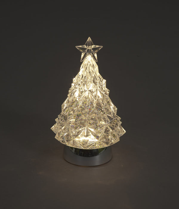 Water Tree Christmas Decoration Warm White or Colour Change Function - 23cm