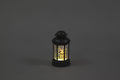 Snowtime Battery Water Lantern with Reindeer and Tree - 18cm