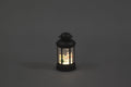 Snowtime Battery Water Lantern with 3 Snowmen - 18cm High