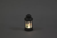 Snowtime Battery Water Lantern with 3 Snowmen - 18cm High
