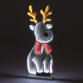 Snowtime Christmas Infinity Standing Cute Reindeer with Metal Base - 65cm