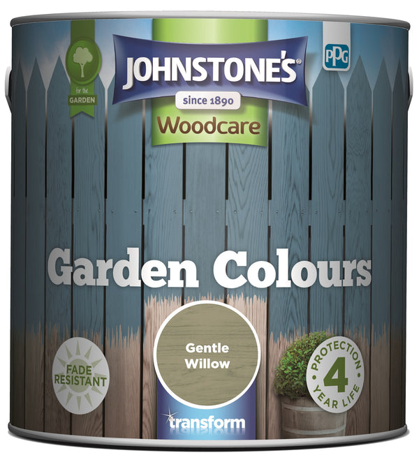 Johnstones Woodcare Garden Colours Paint - All Sizes - All Colours
