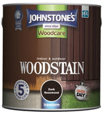 Johnstones Woodcare Indoor and Outdoor Woodstain Paint - All Sizes - All Colours