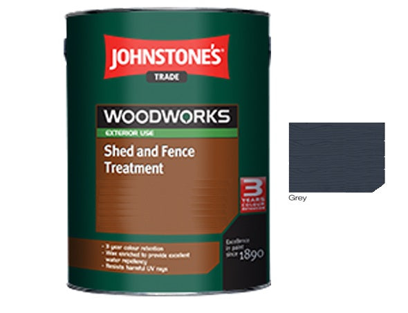 Johnstones Trade Woodworks Shed and Fence Paint  - 5 Litre - All Colours