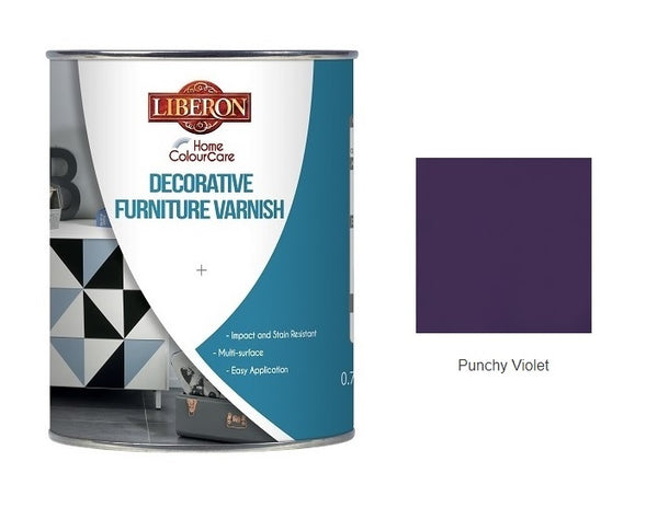 Liberon Decorative Furniture Varnish Paint - 750ml - All Colours