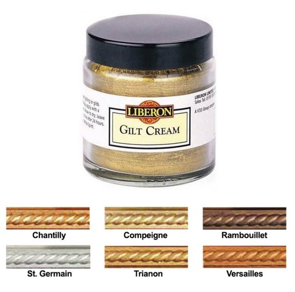 Liberon Gilt Cream - Restore or New Gilding - 30ml - All Colours