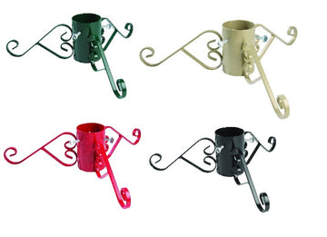 Garland 5 inch Metal Christmas Tree Sparkle Stand - Green, Red, Gold or Black