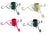 Garland 5 inch Metal Christmas Tree Sparkle Stand - Green, Red, Gold or Black
