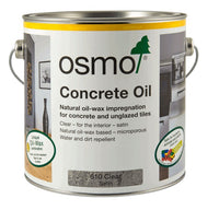 Osmo Concrete Finishing Oil - Clear - Satin - 2.5L and 750ml