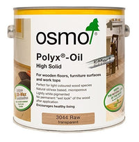 Osmo Polyx Oil Natural Transparent - Raw - 2.5 Litre, 750ml or 125ml