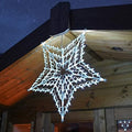 Festive 100 White Led Window Light Star Christmas Decoration - 50cm