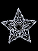 Festive 100 White Led Window Light Star Christmas Decoration - 50cm