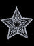 Festive 100 White Led Window Light Star Christmas Decoration - 50cm
