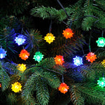 50 Multi Colour Diamond Christmas String Lights Indoor/Outdoor Battery Operated