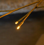 Festive Champagne Twig Christmas Tree With Trad Warm White LEDs - 4ft (120cm)