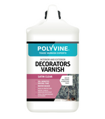 Polyvine Decorators Varnish Available in Gloss, Satin, Dead Flat