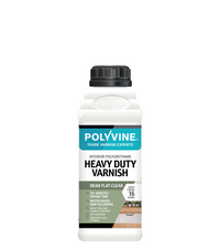 Polyvine Heavy Duty Interior Wood Varnish - Dead Flat - All Sizes