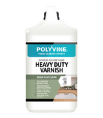 Polyvine Heavy Duty Interior Wood Varnish - Dead Flat - All Sizes
