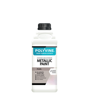 Polyvine Metallic Shimmer - Pearl - 500ml or 1 Litre