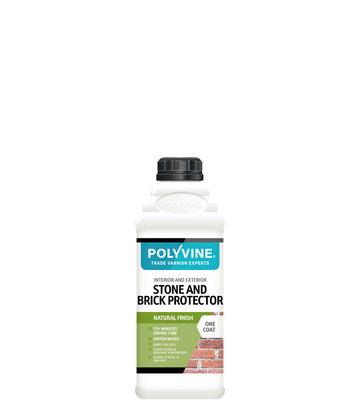 Polyvine Stone And Brick Protector 1L & 4 Litre High Performance Water-based