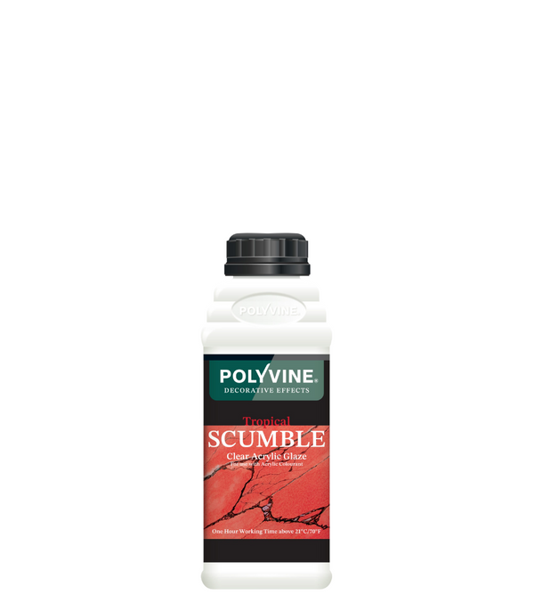 Polyvine Tropical Scumble Paint 500ml, 1 Litre, 4 Litres