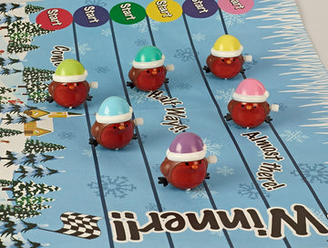 Robin Reed Christmas Crackers - Robin Racing Game - 13 Inch - 6 Pack