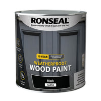 Ronseal 10 Year Weatherproof Wood Paint - All Colours Finishes and Sizes