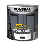 Ronseal 10 Year Weatherproof Wood Paint - All Colours Finishes and Sizes
