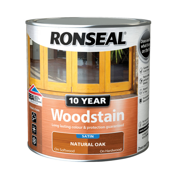Ronseal 10 Year Exterior Woodstain - All Colours - All Sizes