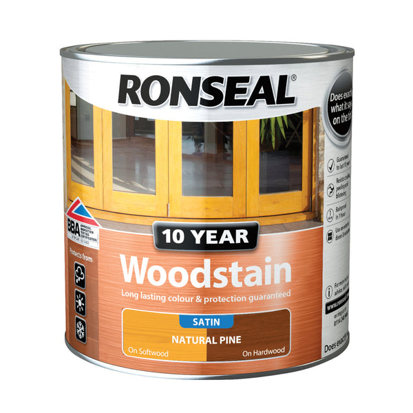 Ronseal 10 Year Exterior Woodstain - All Colours - All Sizes