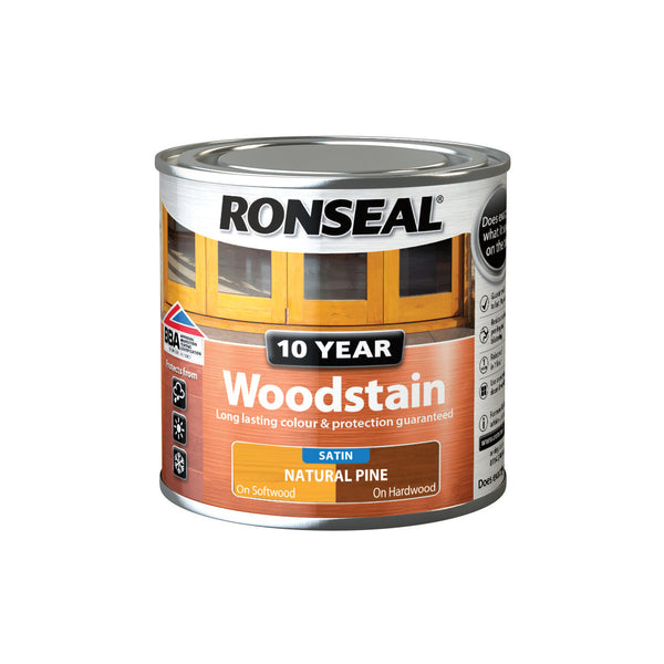 Ronseal 10 Year Exterior Woodstain - All Colours - All Sizes