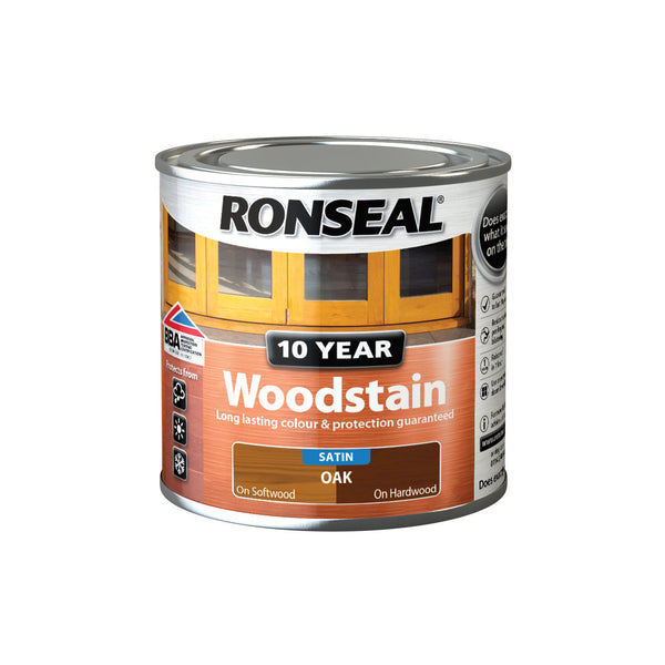 Ronseal 10 Year Exterior Woodstain - All Colours - All Sizes